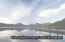 湖の写真