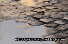 雨に濡れた道写真